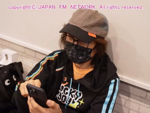 スタジオロビーにて