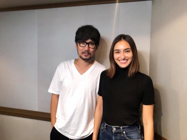 モデルの長谷川潤さんをお迎えして