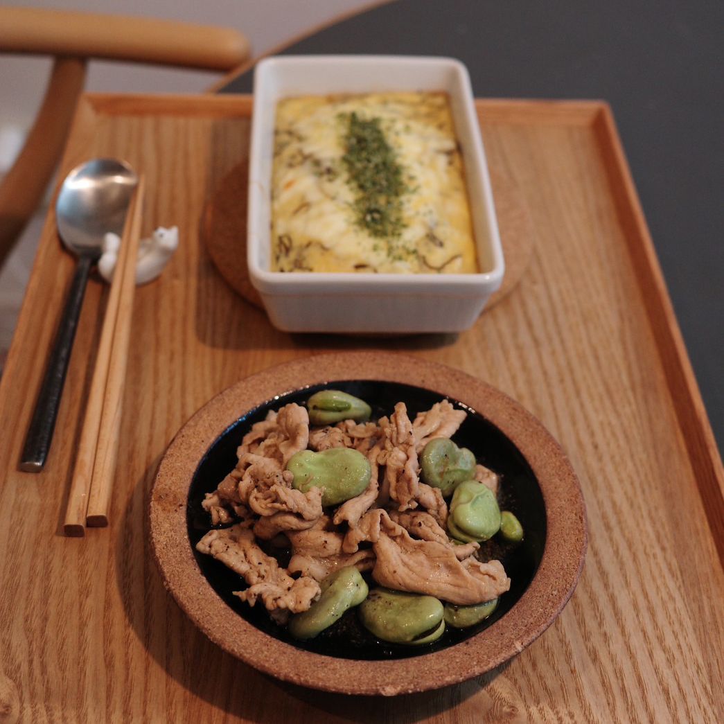 もずくと長芋のチーズグラタン、そら豆と豚肉のオイスター炒め（2024年5月24日（金）放送）