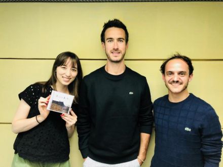 今日は、フランスのバンド、ブールヴァール・デ・ゼールから、シルヴァン・デゥトゥ・ダスクさん、フローラン・ダスクさんをお迎えしました！