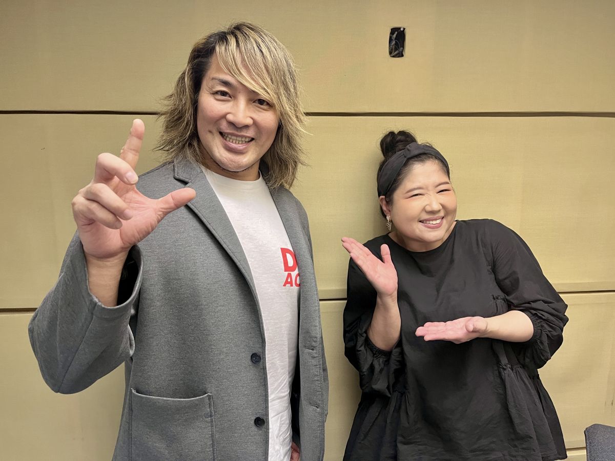 棚橋弘至さんと馬場園梓さんの話を盗み聞き・・・