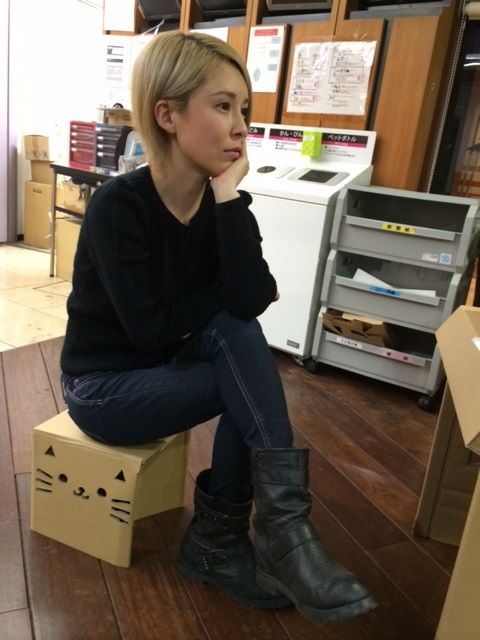 火曜日は、ダンボール製こども椅子「猫田君」シリーズ♪♪