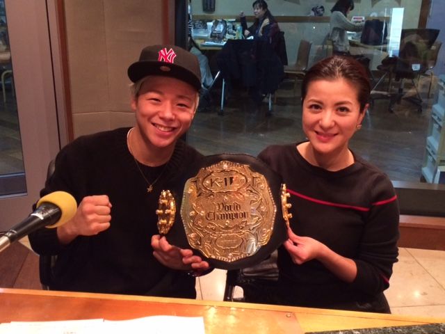 今日のゲストは、カリスマK-1ファイターの武尊さん♪