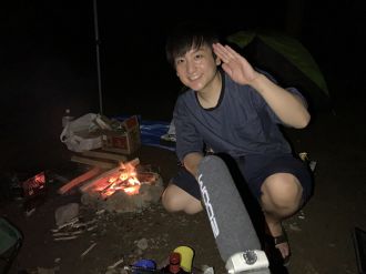 落語家・橘家文吾、ソロキャンプ（？）に行く。