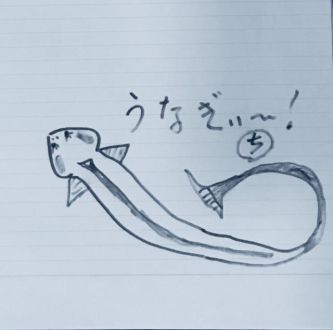 久しぶりに画伯が絵を書きました！