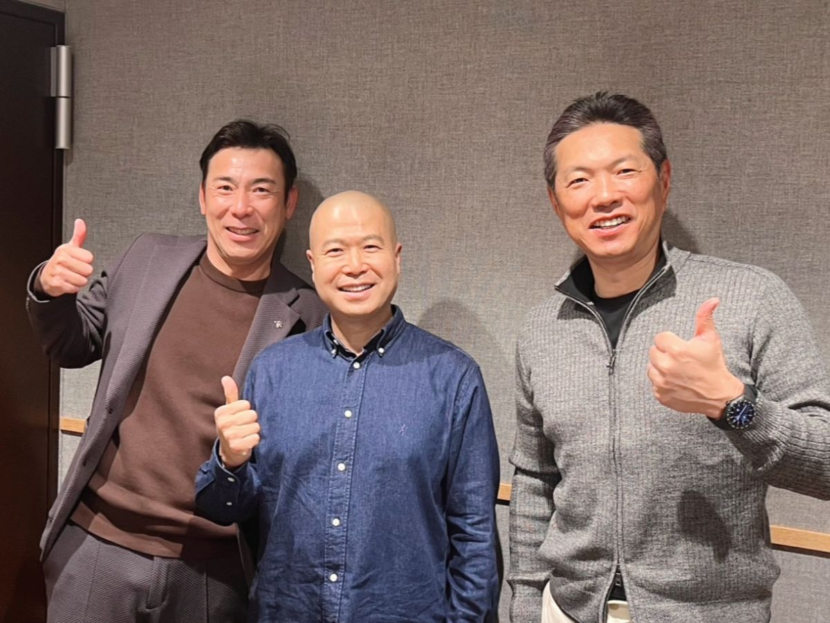 福岡ソフトバンクホークスの小久保裕紀監督と中日ドラゴンズ球団本部長補佐の荒木雅博さんにお越しいただきました！