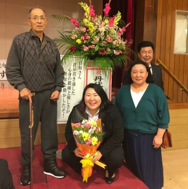 ６月のアスリートママは、女子相撲・今日和選手のお母さま、今幸子さん