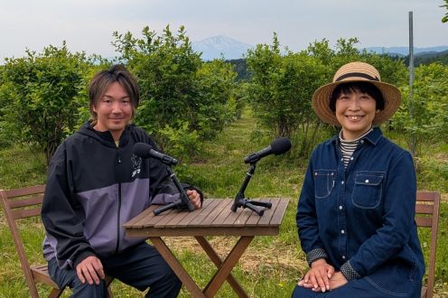 2025年7月高田庄平さん（ブルーベリー、トウモロコシ迷路）