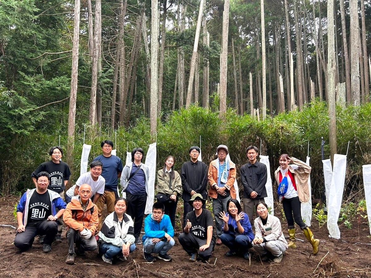 【＃６４　里山ZERO BASE　君津で念願の植樹は未来の神職さんと❤】