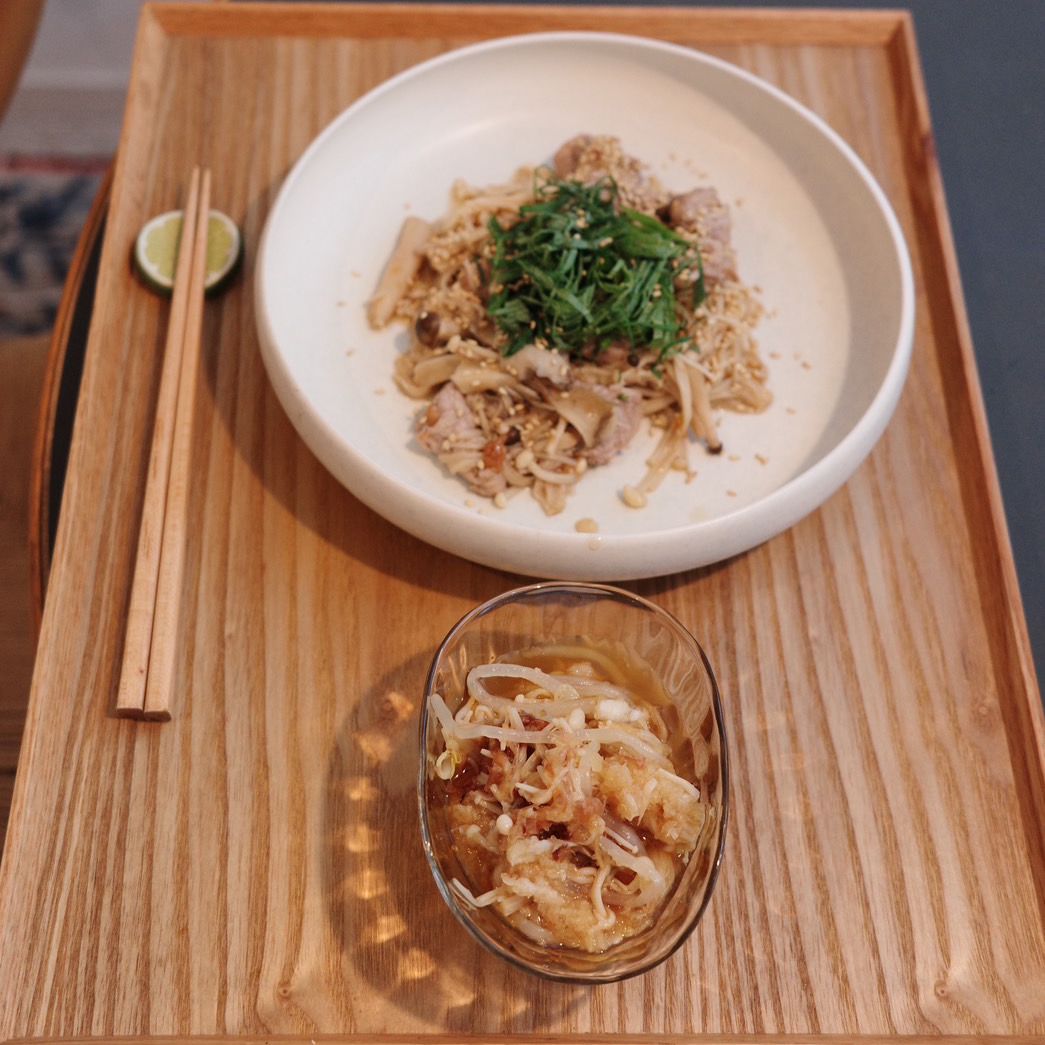 豚肉ときのこの梅蒸し、もやし・えのきのおろしポン酢和え（2024年12/13（金）放送）