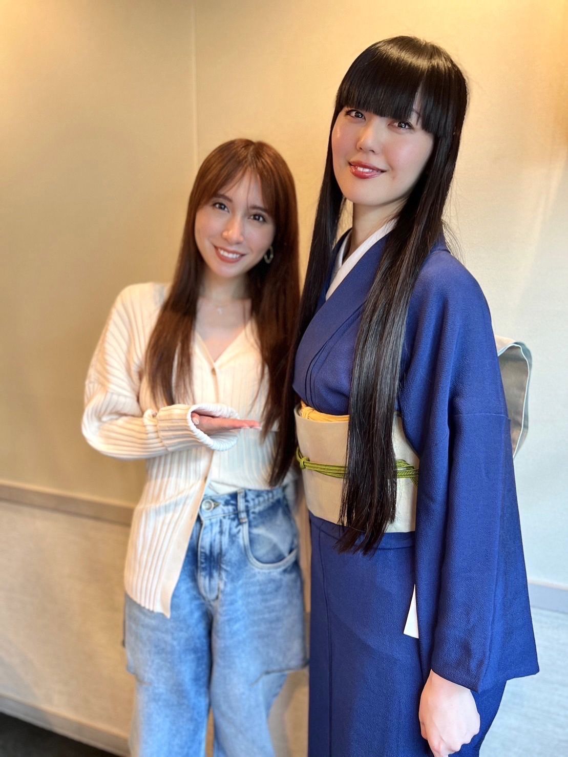 ＜前回に引き続き、書道家の万美さんをお迎えしました！＞