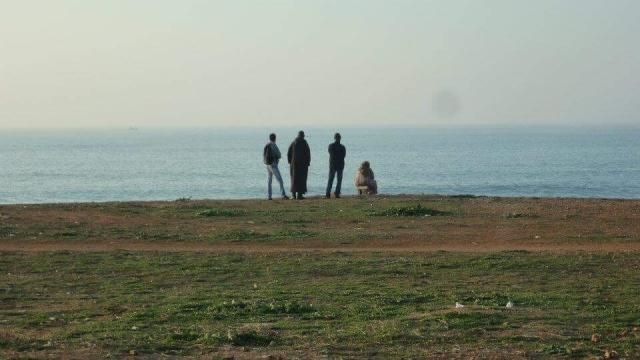 今日の1コマは「モロッコの海辺で」