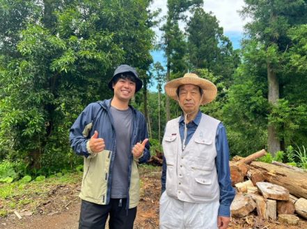 2023/6/25 出張ZEROベース！～とある林道で森づくりの先輩と対談！】～Sato Note