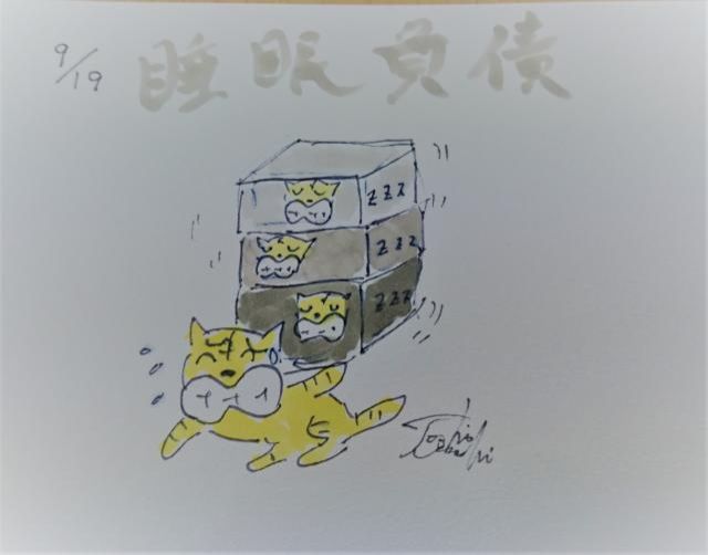 睡眠負債を返済せよ！（9/19）