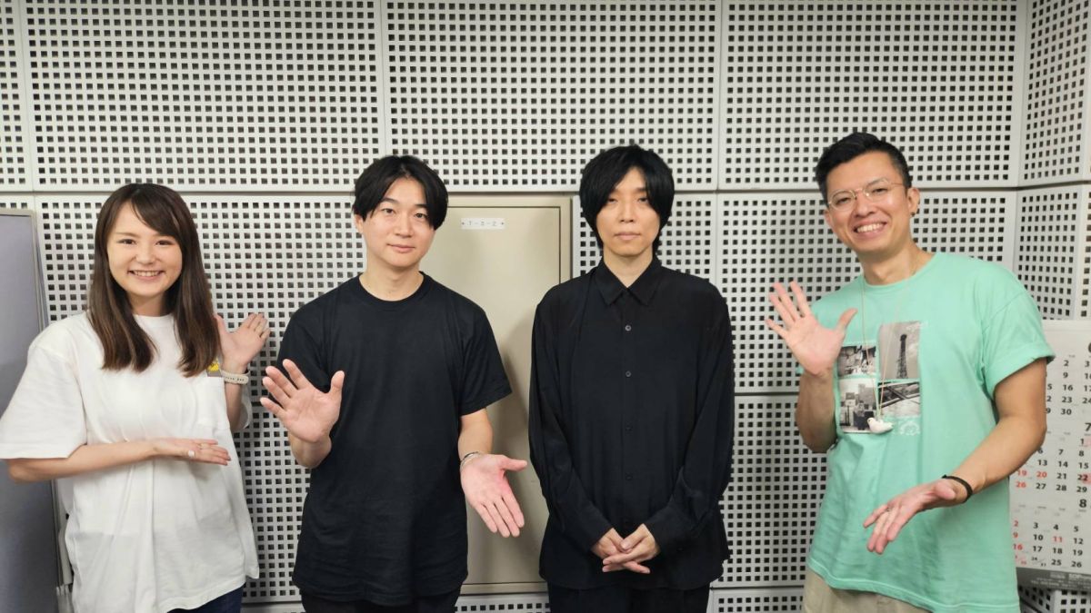 7/29(水)9:40～『androp』ゲスト☆