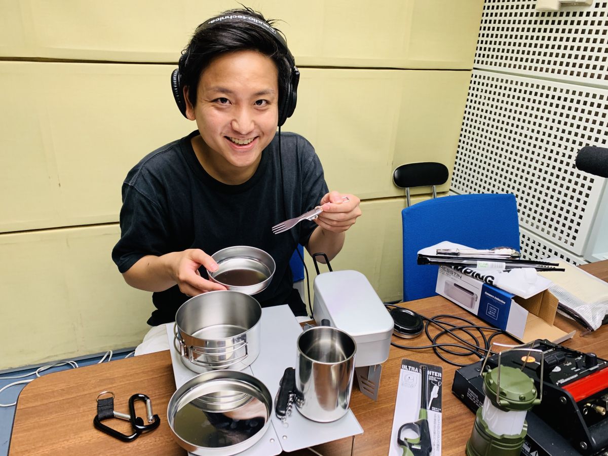 落語家・橘家文吾、キャンプ（？）に行く。