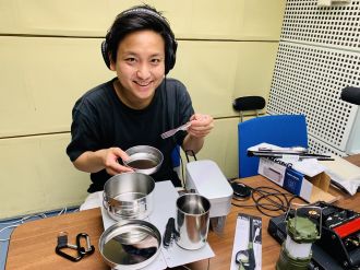 落語家・橘家文吾、キャンプ（？）に行く。