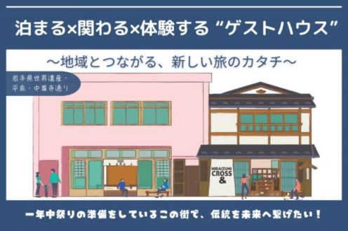 「泊まる×関わる×体験するゲストハウス～地域とつながる、新しい旅のカタチ～」