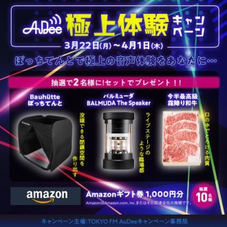 AuDee極上体験キャンペーン