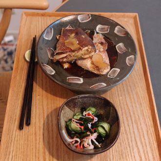 真鯛カマの煮付け、きゅうりとワカメの酢の物（2024年10/4（金）放送）