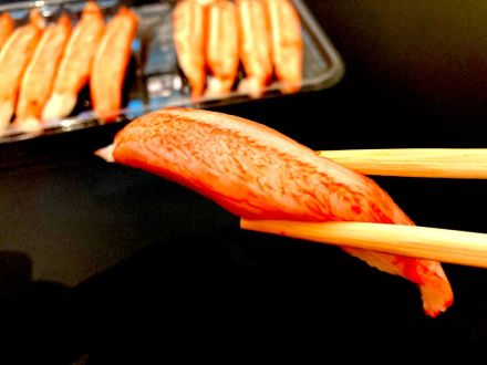 スギヨの新発表カニカマ『香り箱 極』