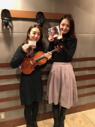 ヴァイオリニストの牧山純子さんをお迎えしました！