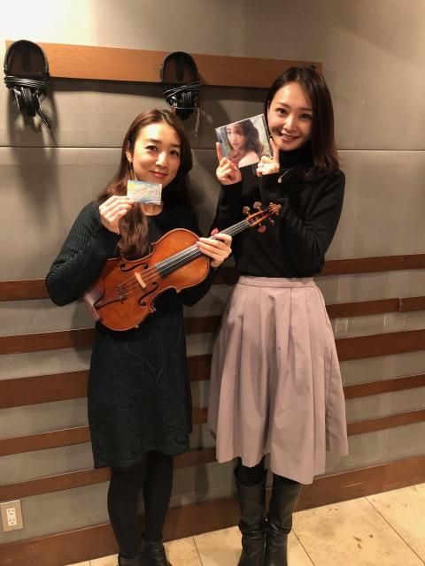 ヴァイオリニストの牧山純子さんをお迎えしました！