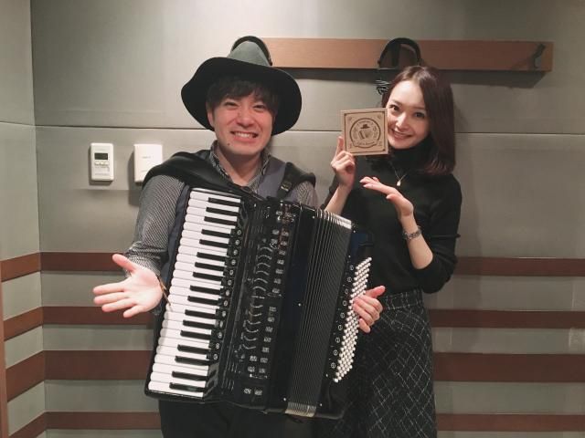 今日のゲストは、アコーディオン・ピアノ奏者の秦コータローさん！