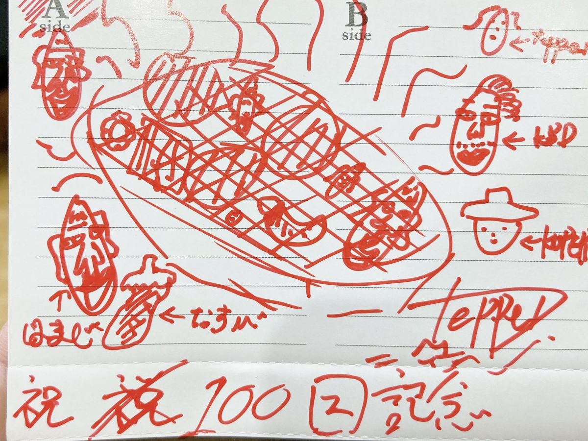 祝１００回記念　焼肉パーティー