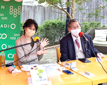 出雲神門通りからの生放送「IZUMO TABI」