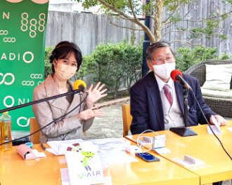 出雲神門通りからの生放送「IZUMO TABI」