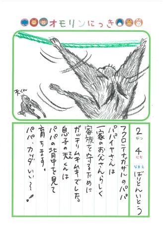 2024年2月4日「おさるさんをみできましたよ」