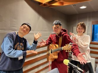 15時台のゲストはお笑い芸人のトニーフランクさんでした