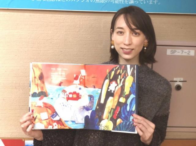 今日は、、、絵本『わたしの もりを ぬけたら』を朗読させていただきました！