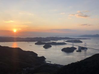 2月6日（木）今日の一コマ〜夕暮れの瀬戸内〜