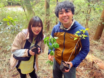【#8　一木二鳥！？　秋に二つの山の恵みがもたらしてくれる木を 植樹！】Sato Note