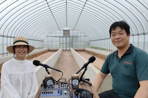 2024年8月菊地善由樹さん（果樹苗木）