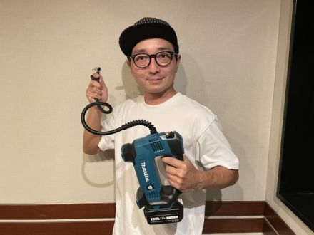 「本当に買ってよかった！」自転車声優・野島裕史、念願の“電動空気入れ”を購入、その使い勝手は…？