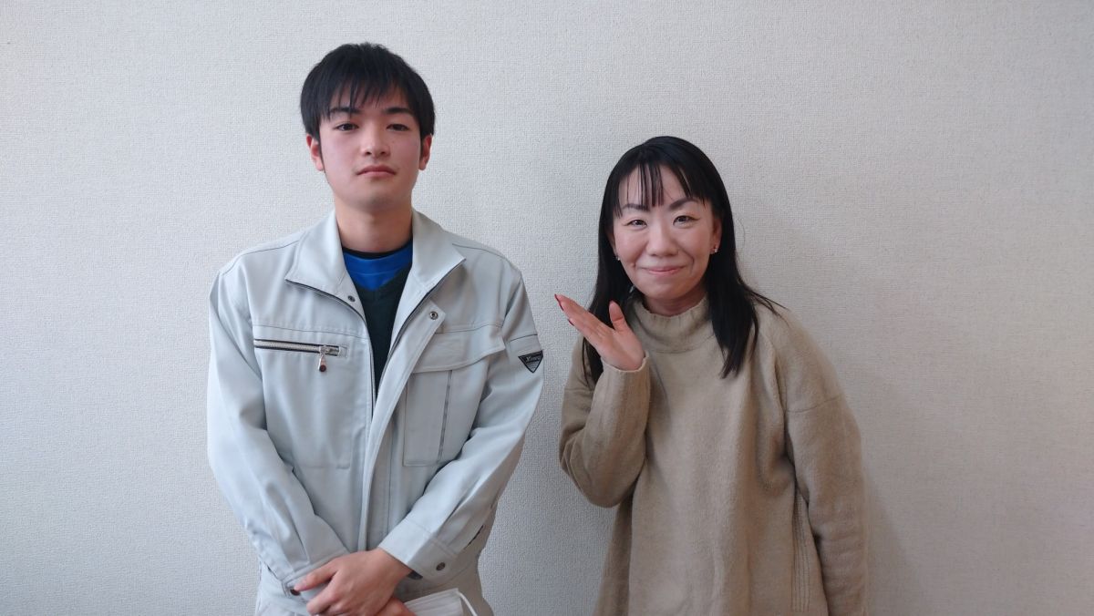 ２月２２日放送　創和ジャステック建設株式会社　谷口海斗さん