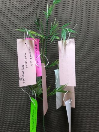 西脇姉妹の“七夕願い事”