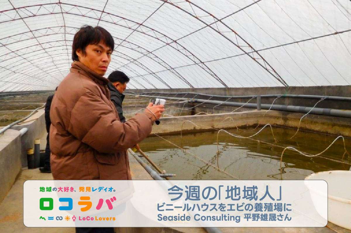 今週の「地域人」 2022/11/6 ゲスト:平野雄晟さん（Seaside Consulting ）