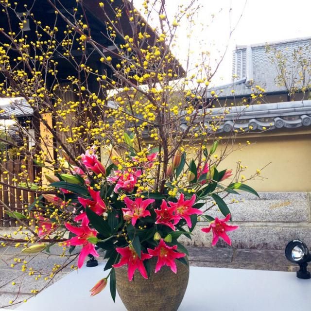 今日の1コマは「生け花」