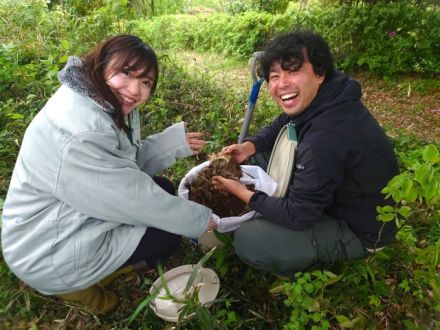 2023/5/28　秋の植樹に向け”コンポスト”作り！