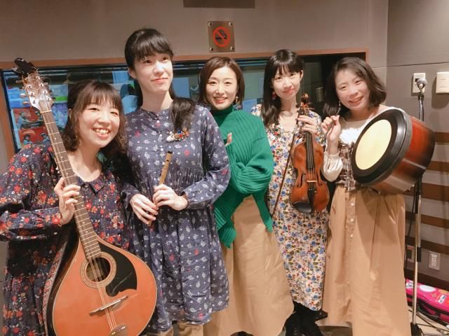 今日のゲストは…アイリッシュユニット、きゃめるの皆さん！