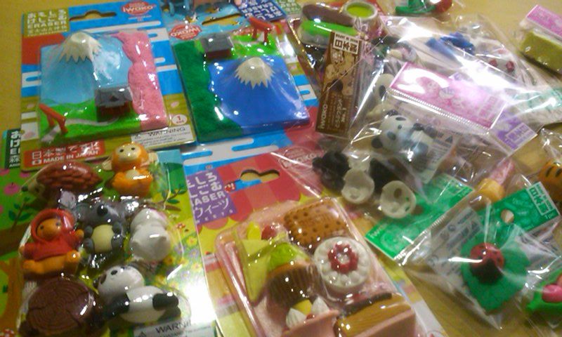 火曜日は、「おもしろ消しゴム」♪♪