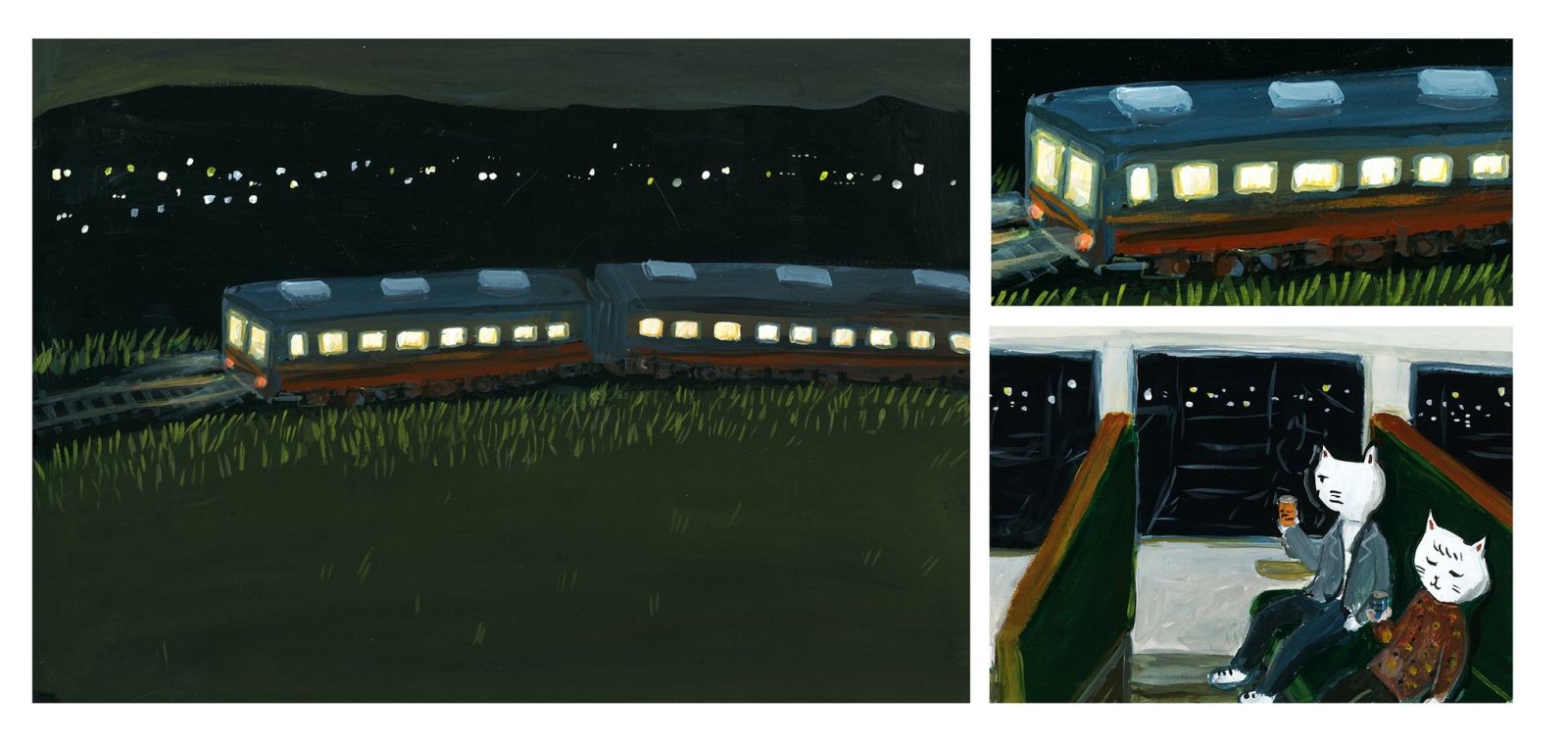 ”夜のまたたび”3年間の集大成・・・リスナーからの大量メールを前に燃え殻・二村ヒトシが真冬の真夜中にいつものように語り合います・・・