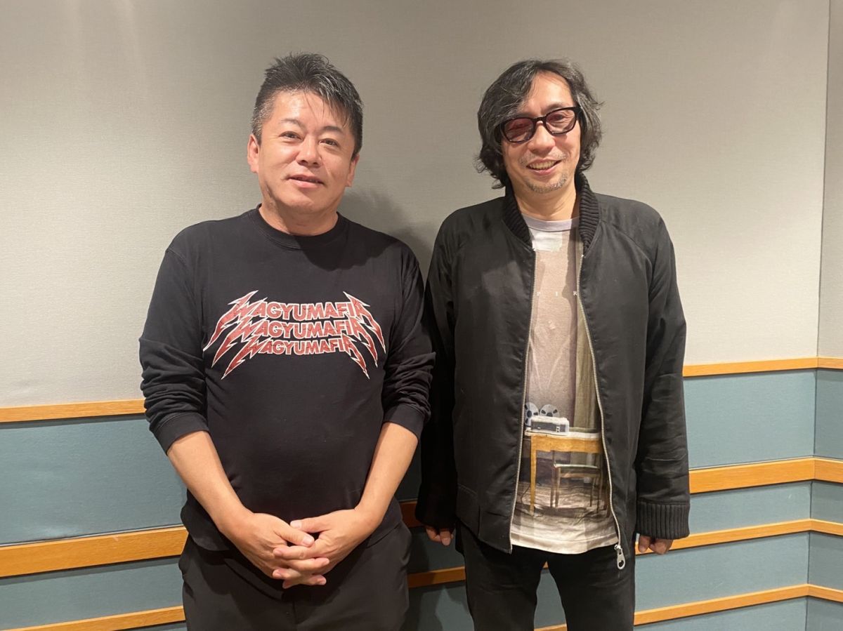 水曜日の常連客 堀江貴文さんと映画監督・演出家の行定勲さんの話を盗み聞き・・・映画の裏側の話や配信プラットホームについて語ります。