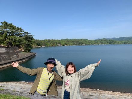 【2022年4月30日放送分善通寺・仲多度お宝ディスカバリー】千葉さんの指令のもと、満濃池の周りを歩く！