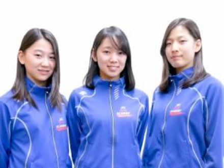 【江村美咲、向江彩伽、髙嶋理紗】(フェンシング)