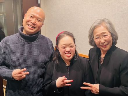 書家の金澤翔子さんと金澤泰子さんにお越しいただきました！